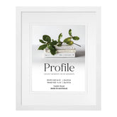 Matte White Timber Photo Frame - 8 x 10